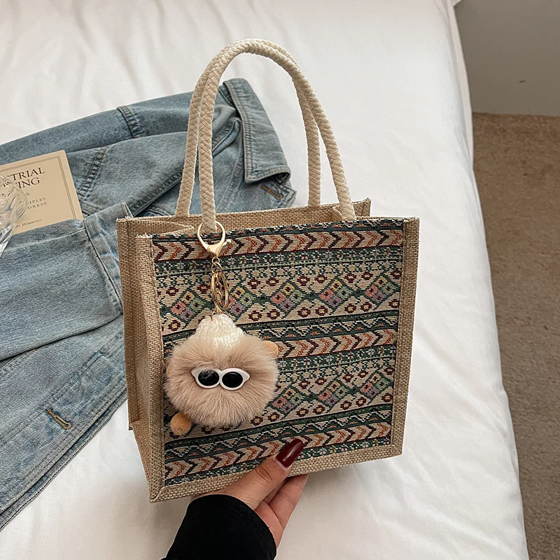 Bohemian-inspirierte Textur Tote Tasche