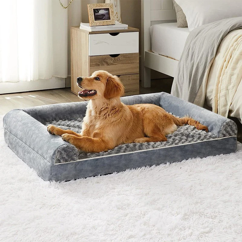 Orthopädisches Plüsch-Hundebett