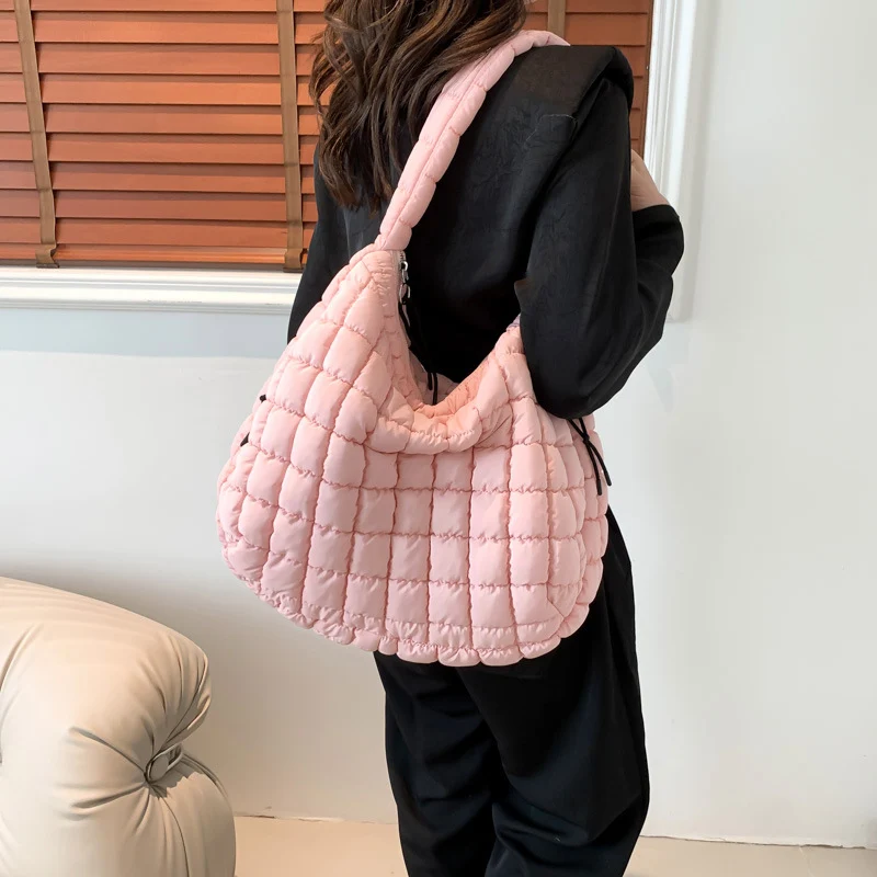 Gepolsterte Lässige Hobo-Tasche