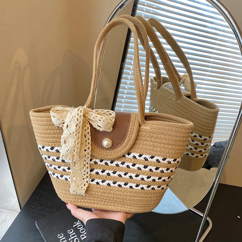 Bohémienne handgewebte Häkel-Tasche