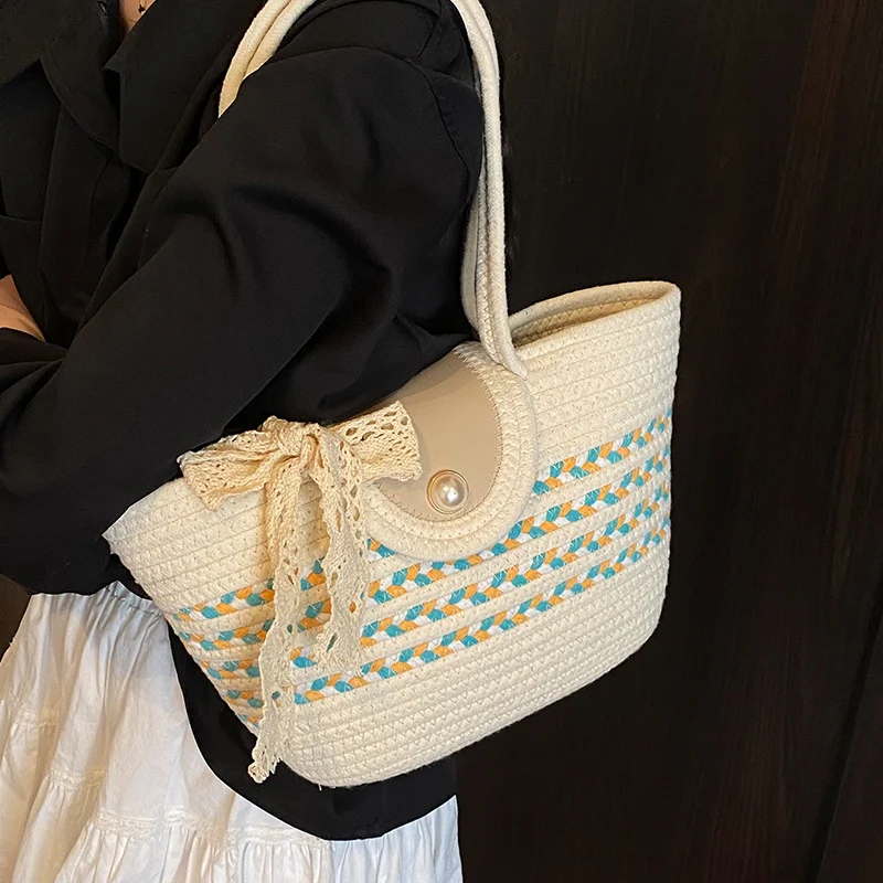 Bohémienne handgewebte Häkel-Tasche