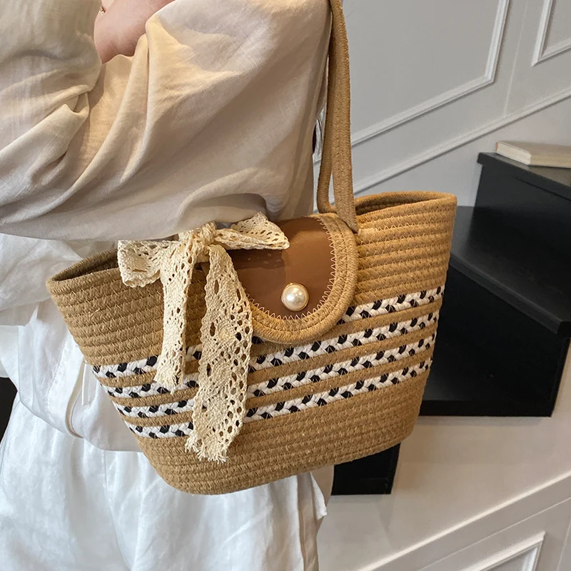 Bohémienne handgewebte Häkel-Tasche