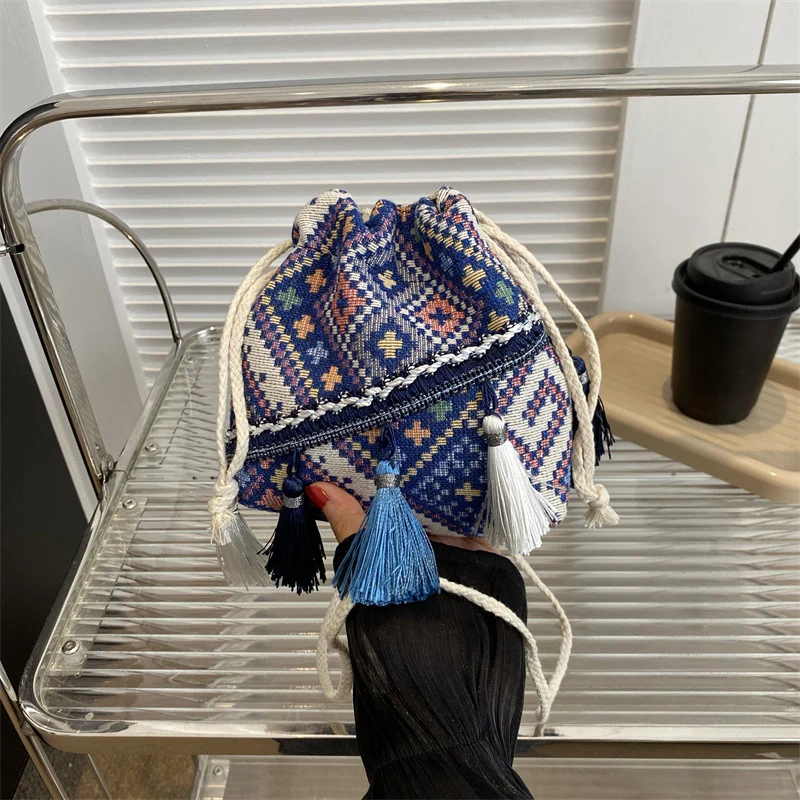 Bohemian Kordelzug Tote Bag