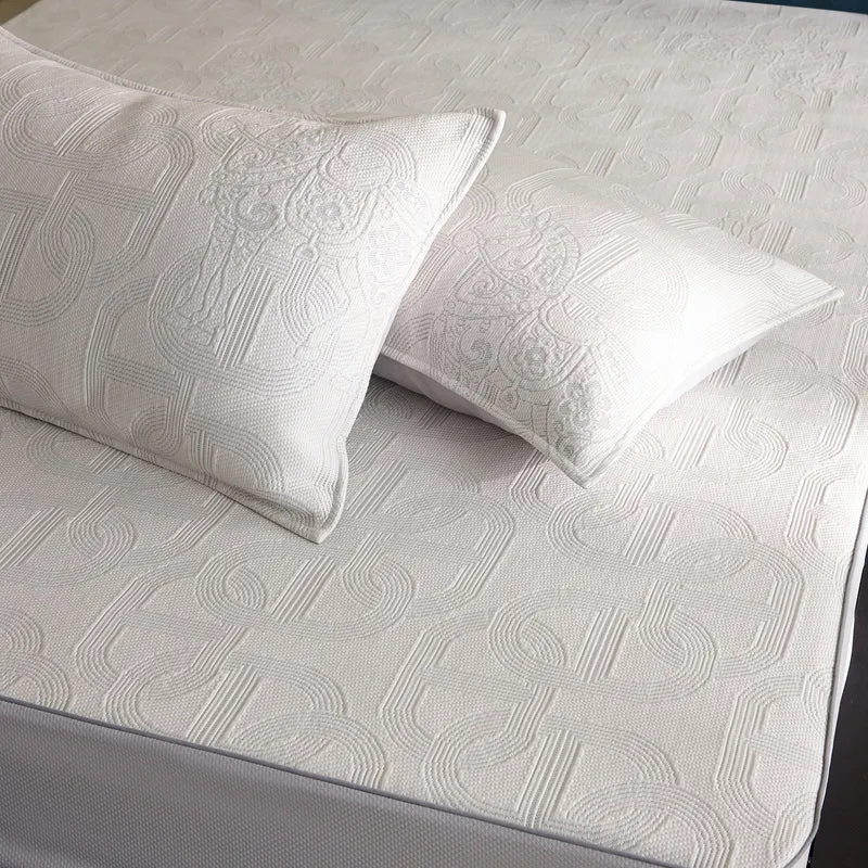 Kühlmatte aus Eismatte und Rattan, 150×200 oder 180×200 cm