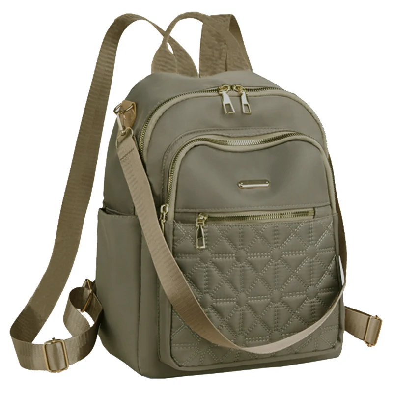 Elegante gesteppte Multi-Taschen-Rucksack Brehn