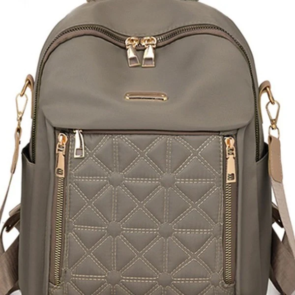 Damen gesteppter Mehrfachtaschen Rucksack Brehn