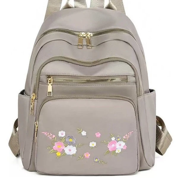 Frauen Floral Bestickter Rucksack Brehn