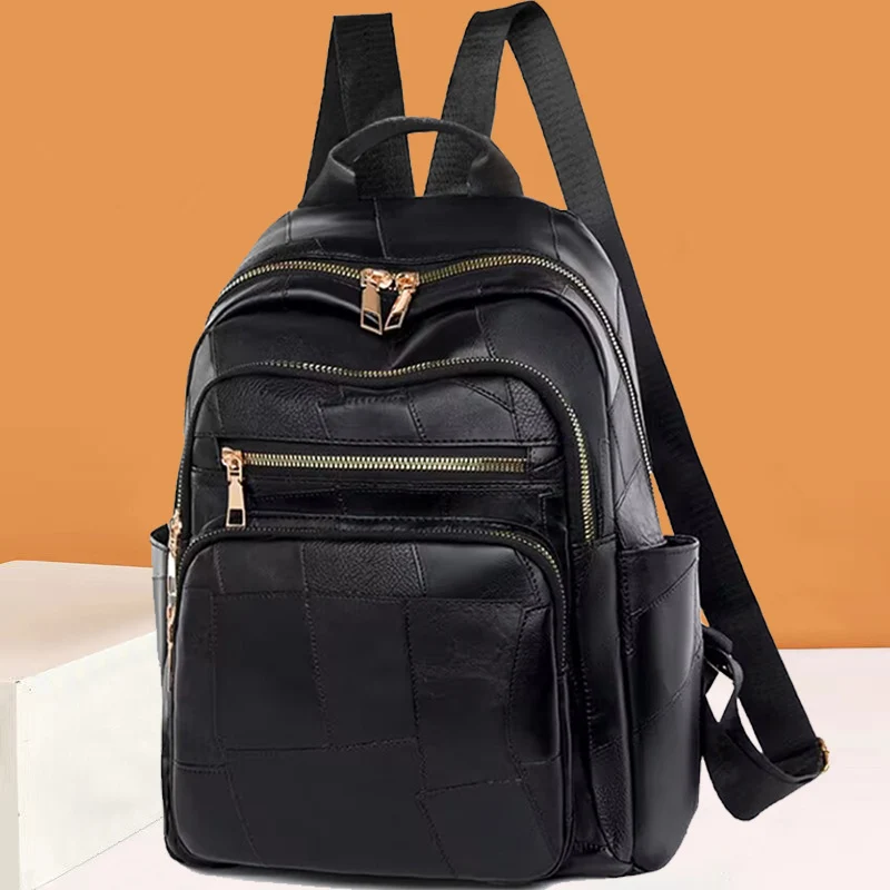 Damen Eleganter Mehrfach-Taschen Rucksack Brehn