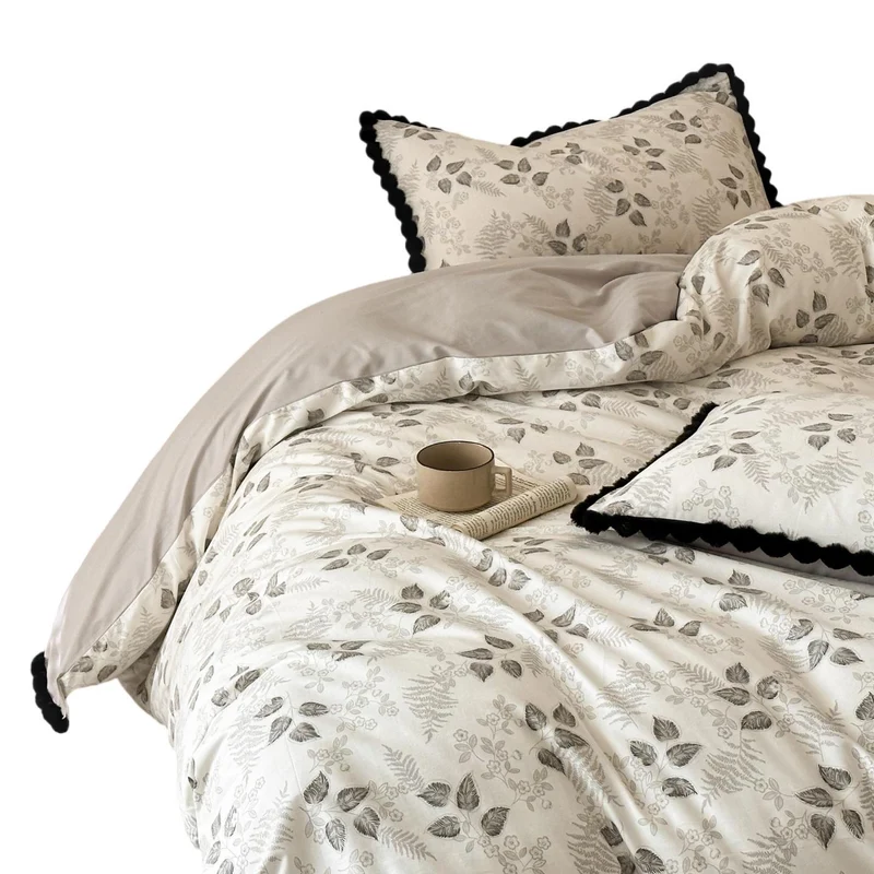 Baumwoll-Bettwäsche-Set, Mutter-Baby-Qualität, Blumenmuster