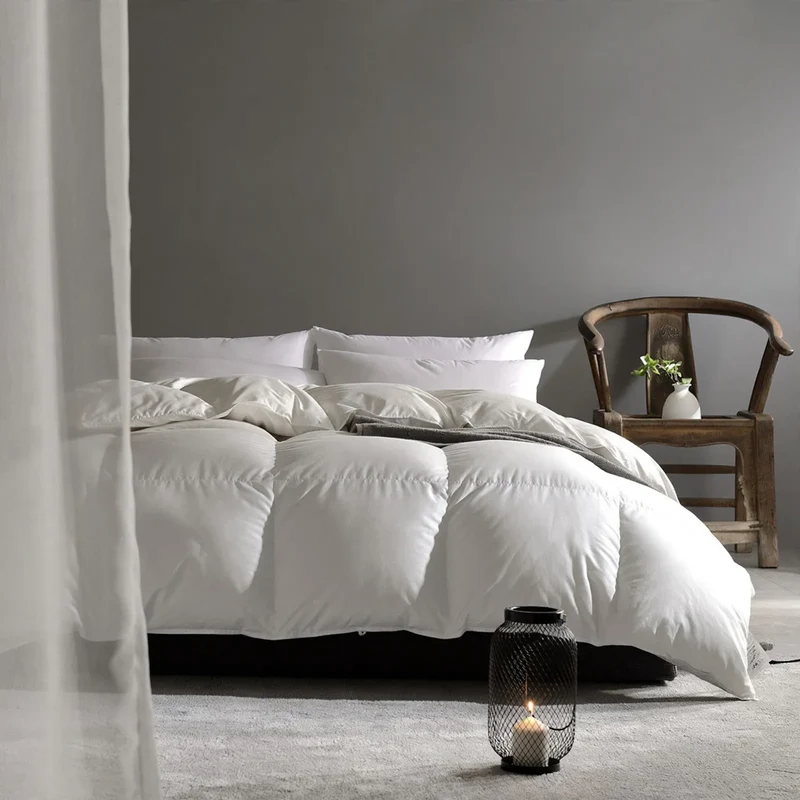 Gänsedaunenbett, Baumwolle, 4–5 kg