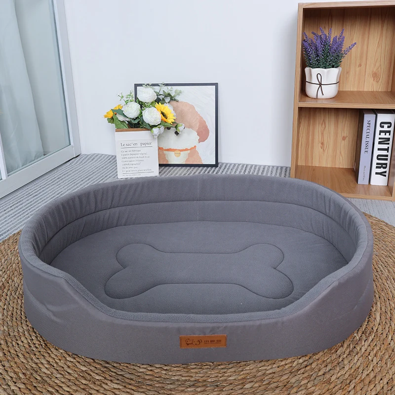 Rundes Plüsch-Nest Hundebett