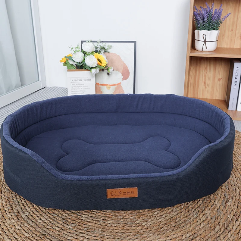 Rundes Plüsch-Nest Hundebett