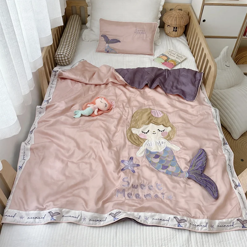 Sommerdecke aus Lyocell mit Seidenfüllung