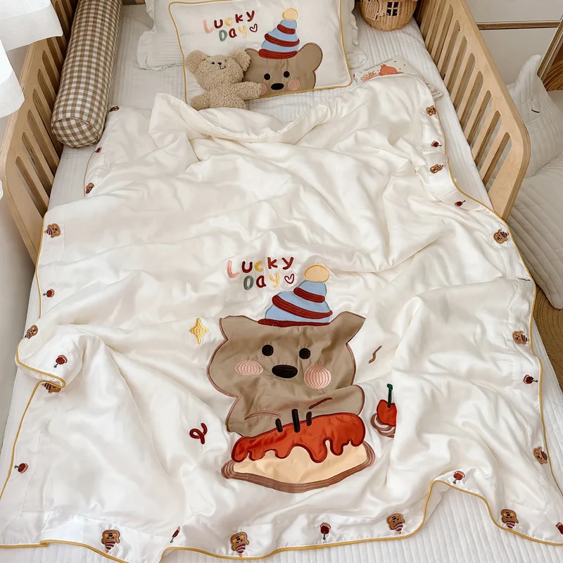 Sommerdecke aus Lyocell mit Seidenfüllung