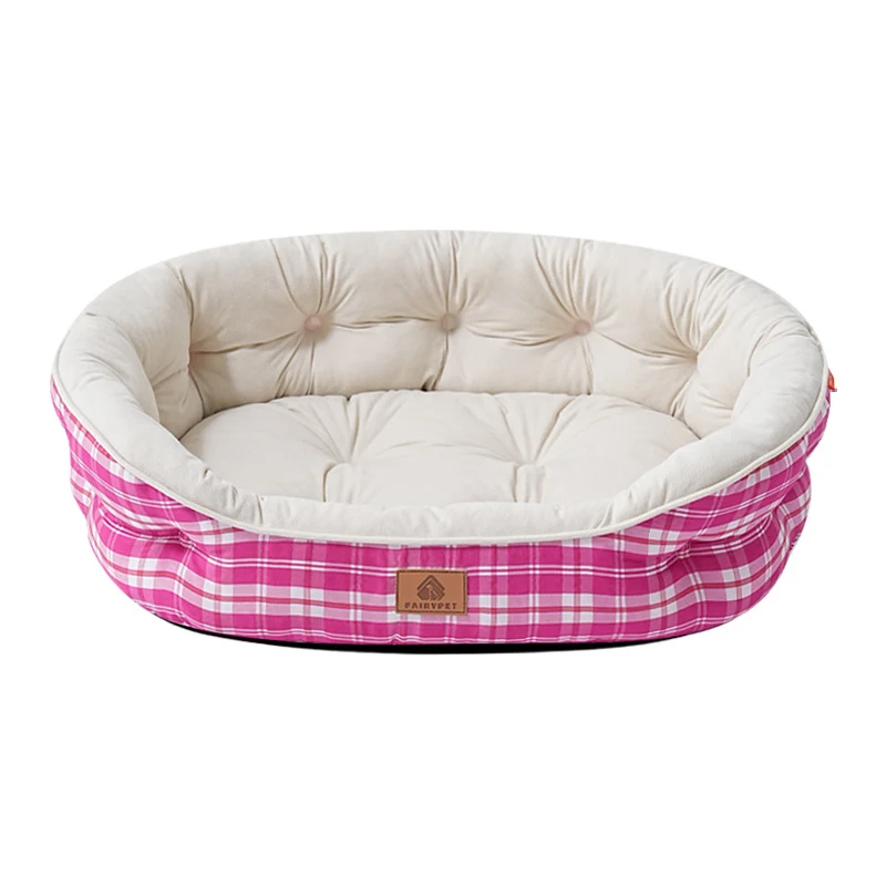 Elegantes Rüschen-Hundebett