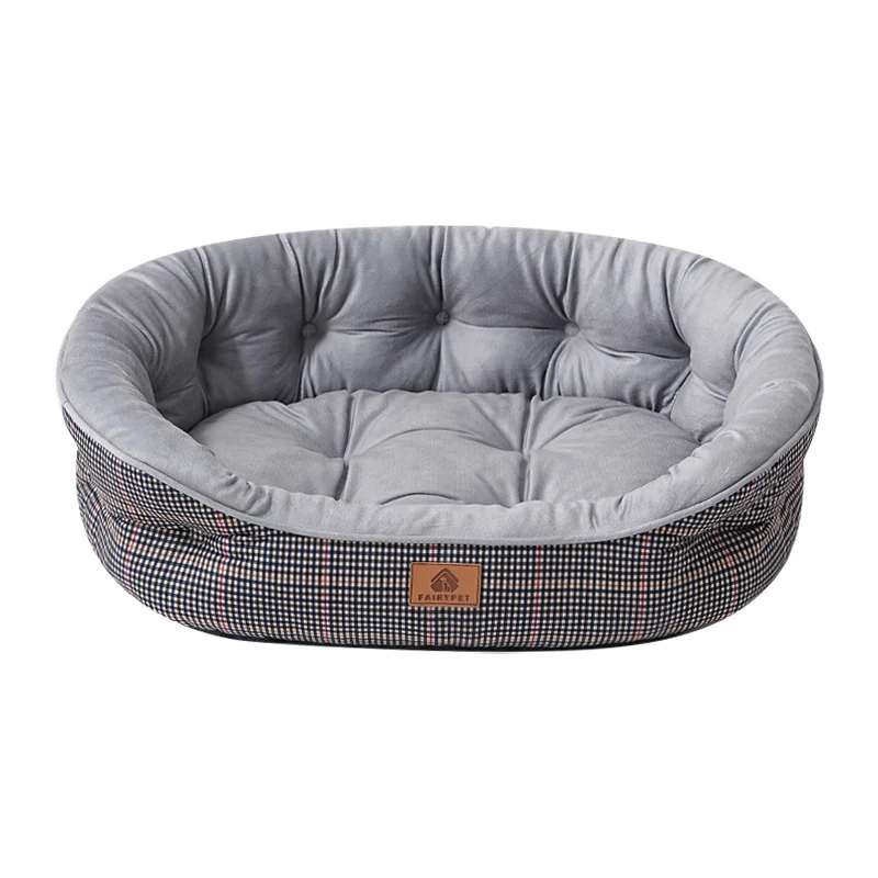 Elegantes Rüschen-Hundebett