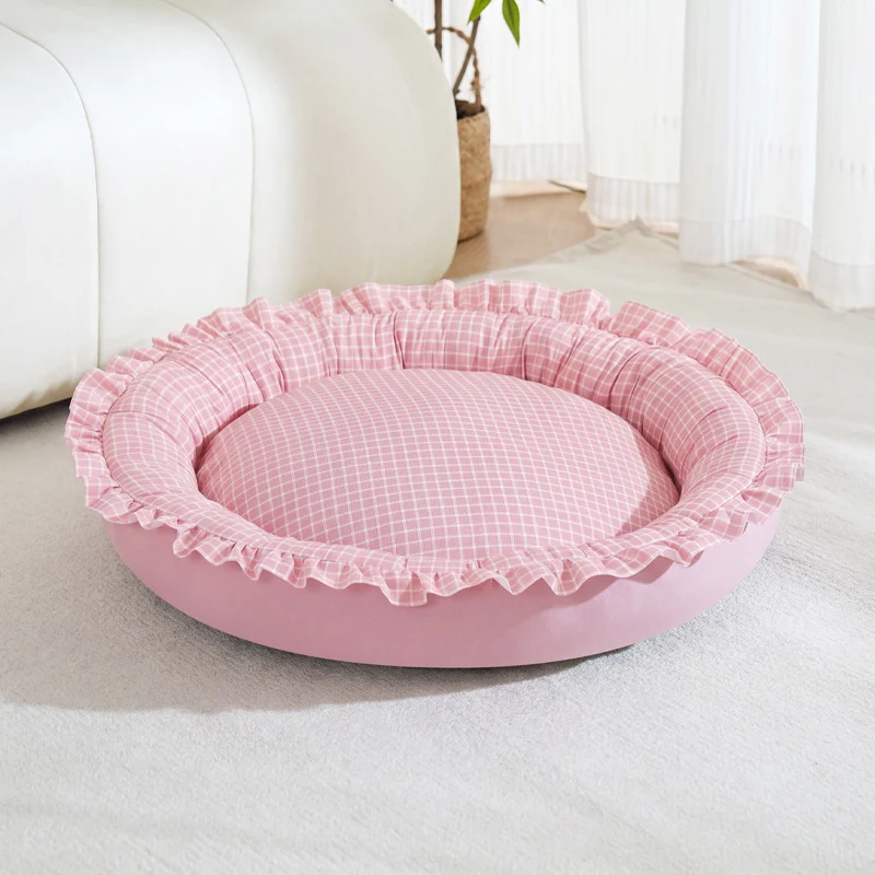 Plüsch Rundes Hundebett