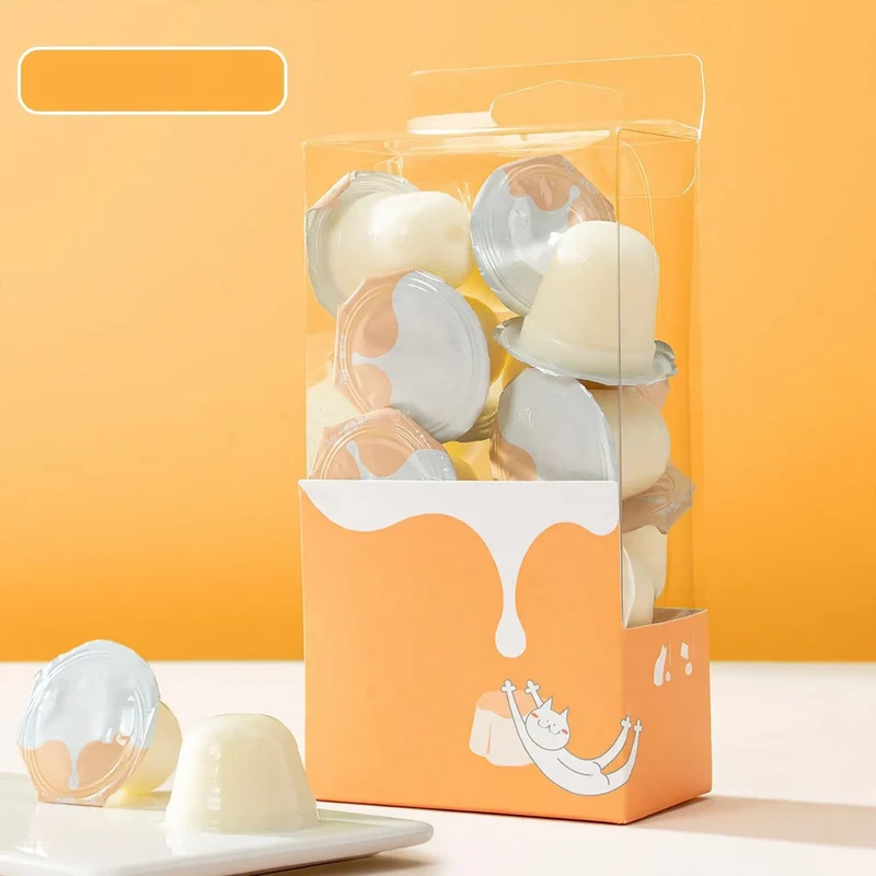 Fleisch- und Ziegenmilch-Pudding für Haustiere