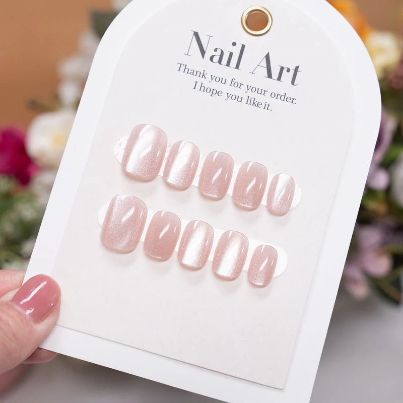Elegantes Press-On-Nagelset mit glänzendem Finish 1791110649