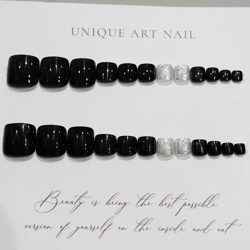 Elegante Pediküre Nagelkunst