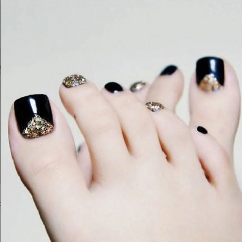 Elegante Pediküre Nagelkunst