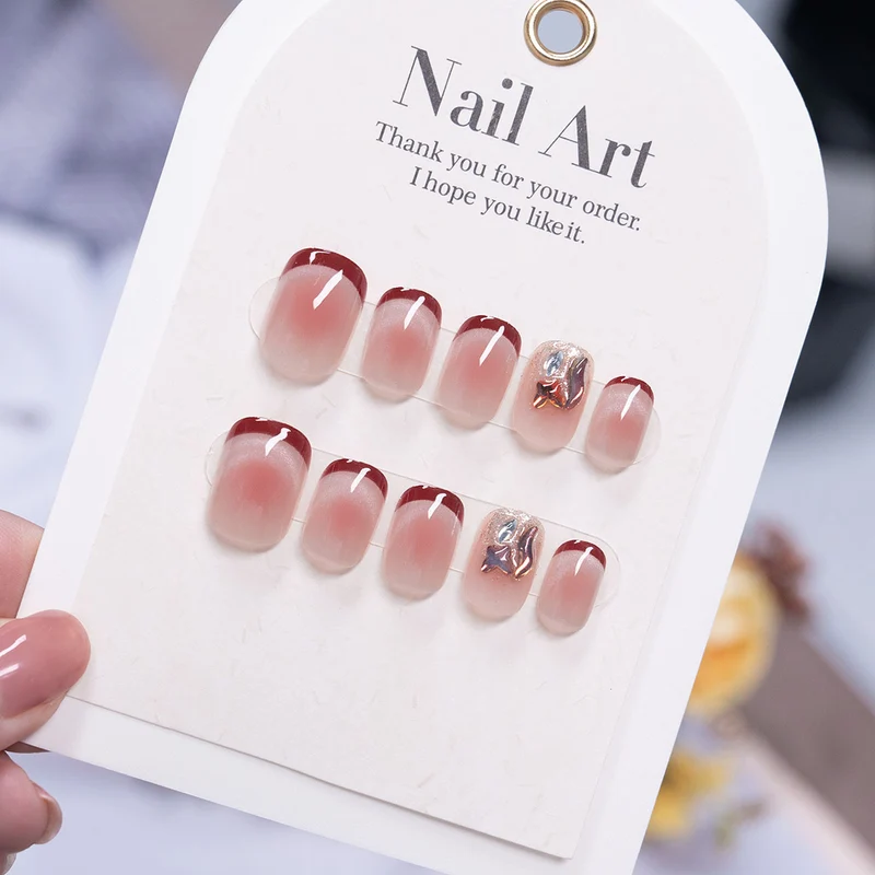 Elegantes Gradient Press-On Nail Set
