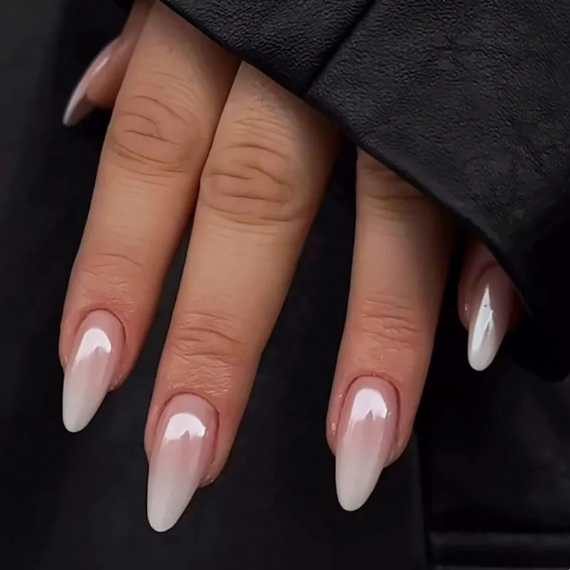 Elegante Ombre Stiletto Drucknägel