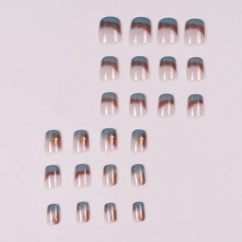 Elegante Ombre Press-On Nägel