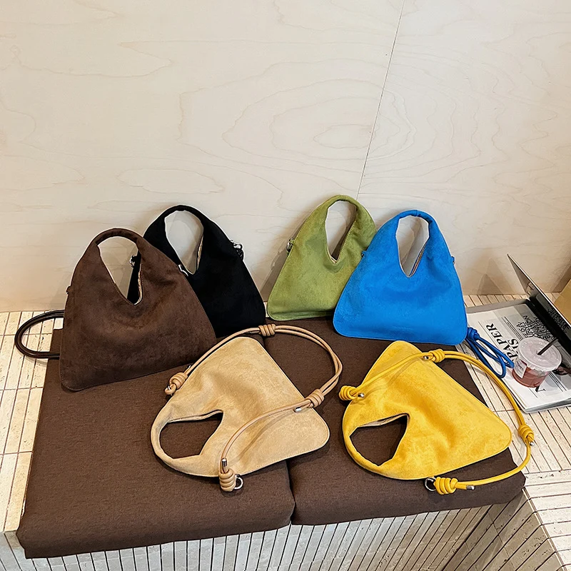 Wildleder Hobo Tasche