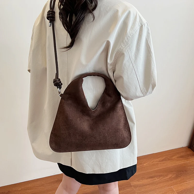 Wildleder Hobo Tasche