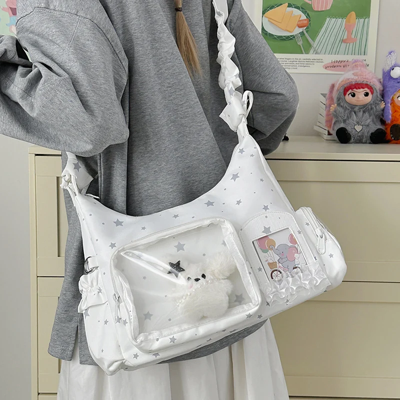Sternenmuster Schultertasche