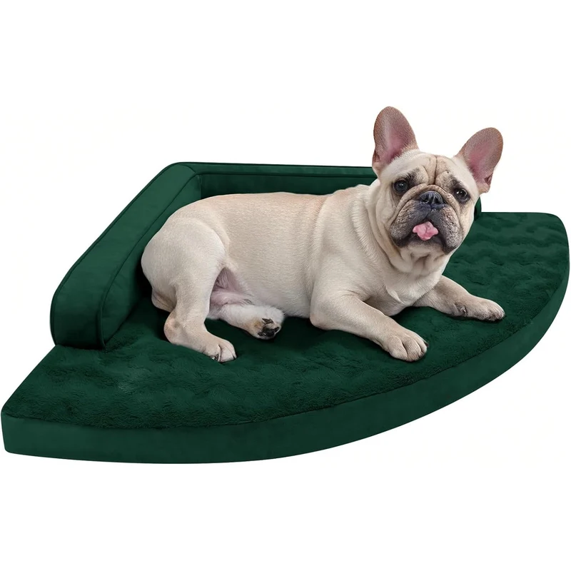 Halbmondförmiges orthopädisches Hundebett