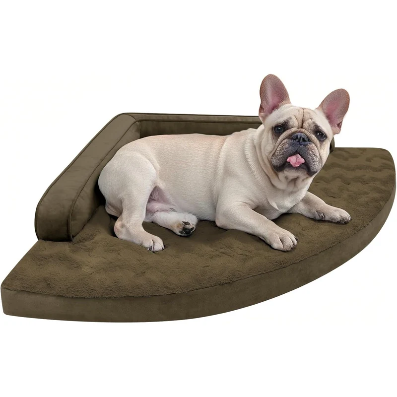 Halbmondförmiges orthopädisches Hundebett