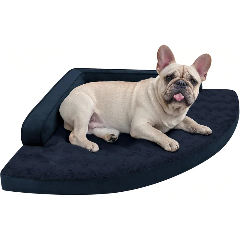 Halbmondförmiges orthopädisches Hundebett