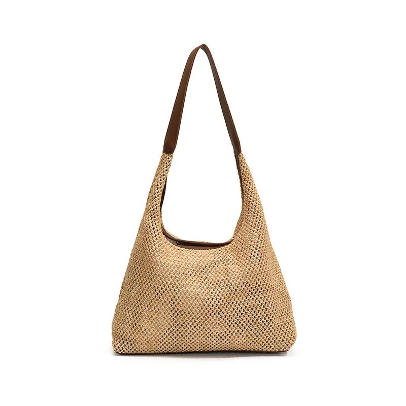 Handgewebte Strohtasche