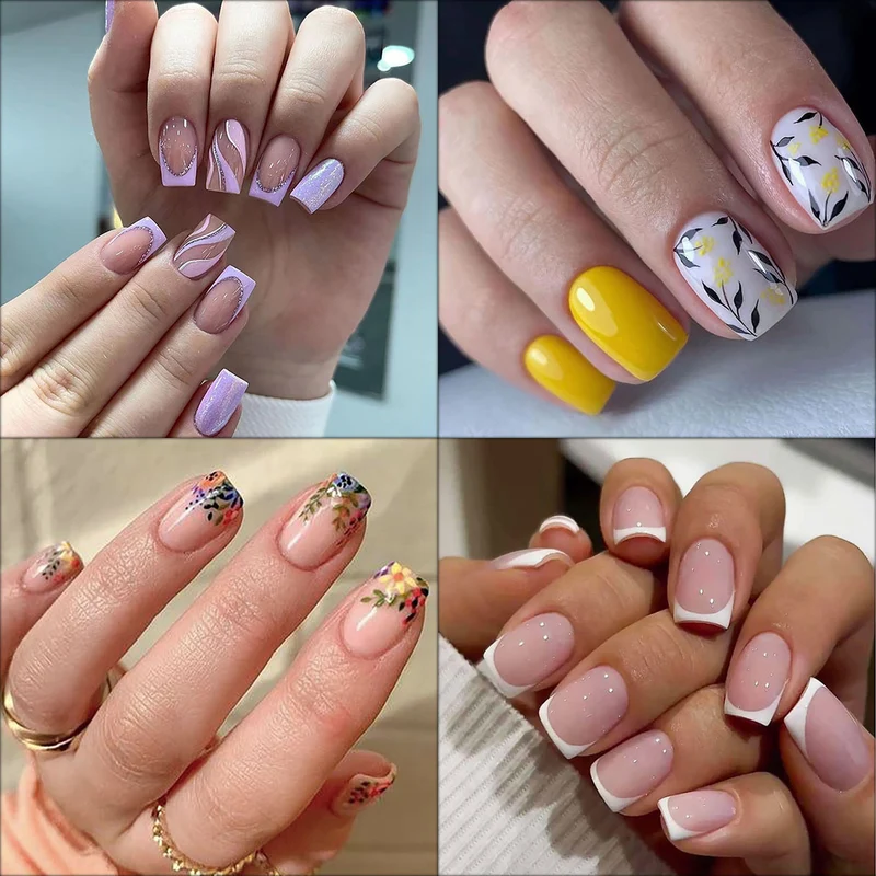 Elegantes Press-On-Nageldesign