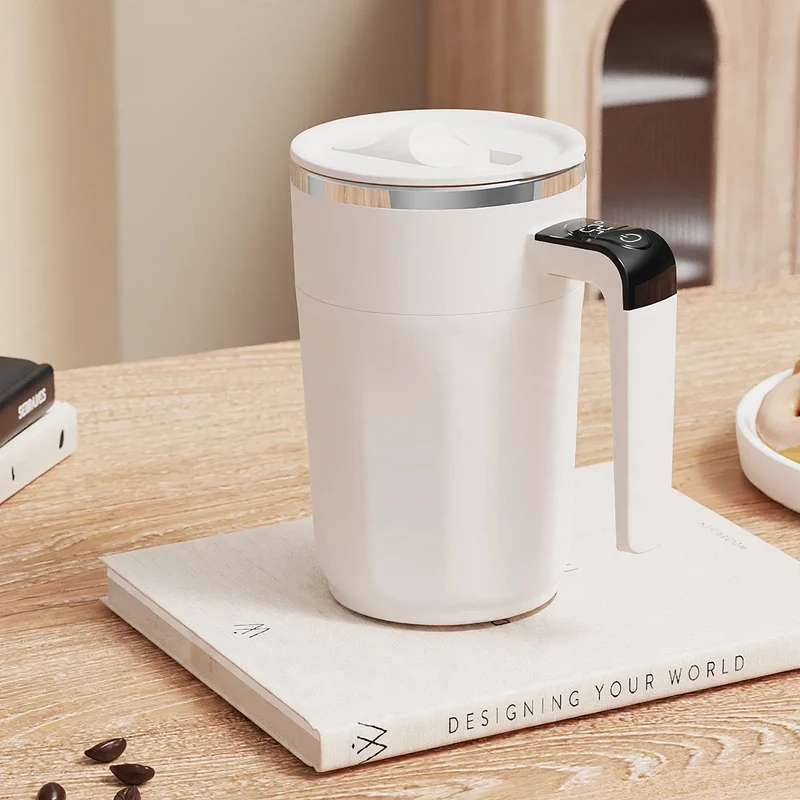 Selbstrührender Becher aus Edelstahl, 400 ml