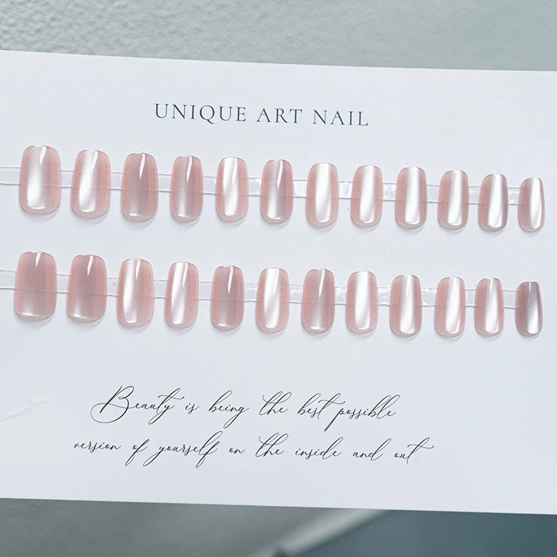 Elegantes Glänzendes Press-On Nagelset
