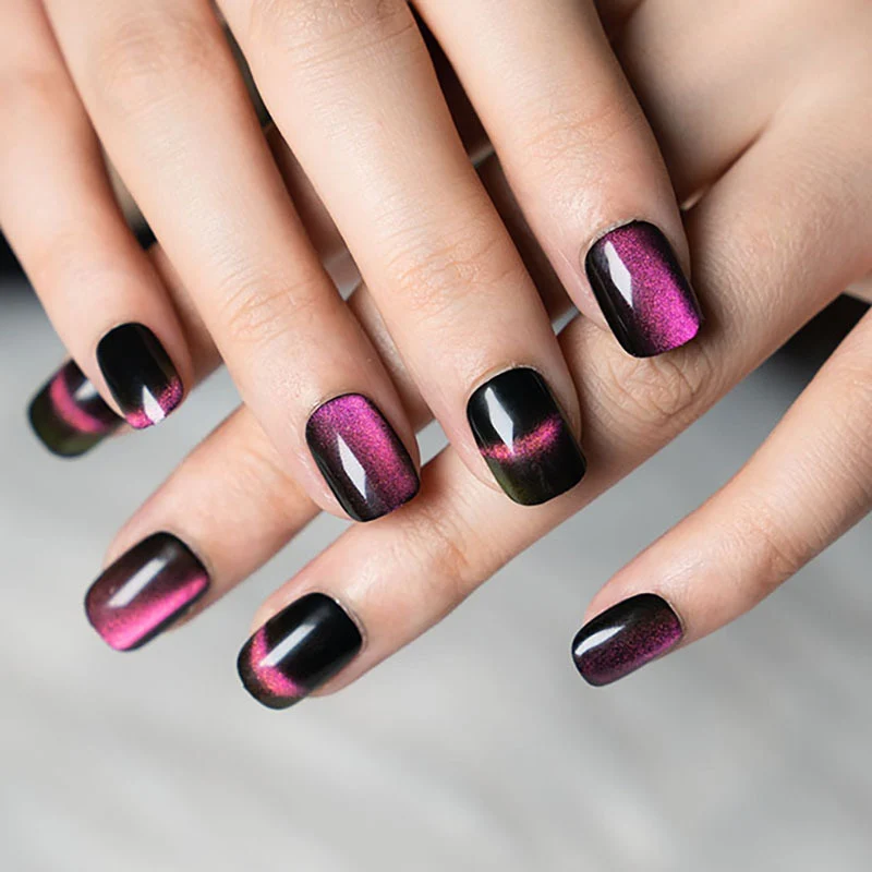 Elegantes Press-On Nagelkunstset mit Verlaufsfinish