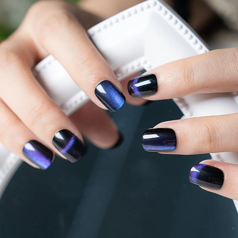 Elegantes Press-On Nagelkunstset mit Verlaufsfinish