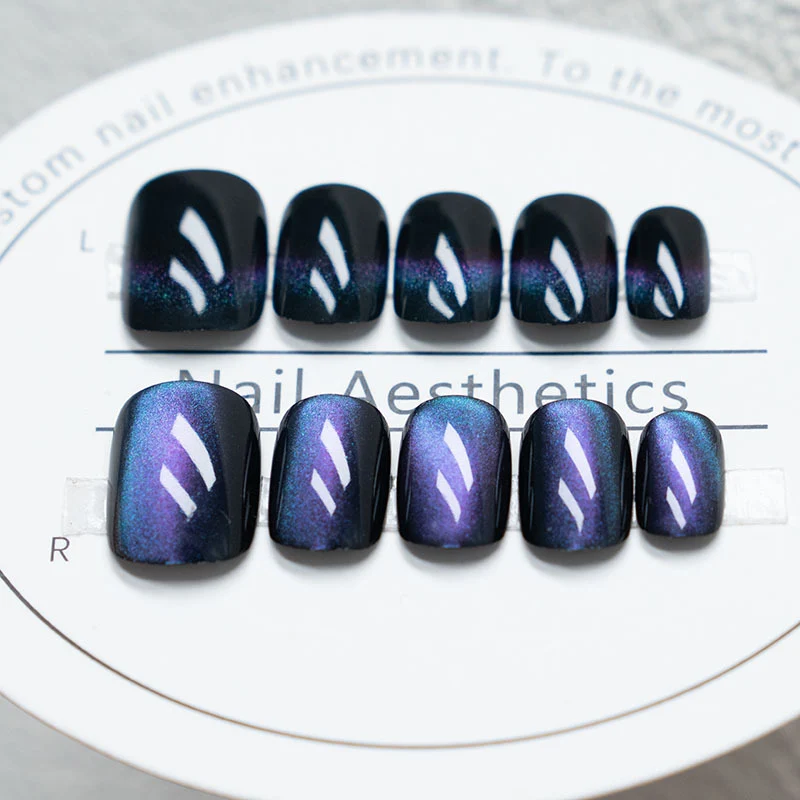 Elegantes Press-On Nagelkunstset mit Verlaufsfinish