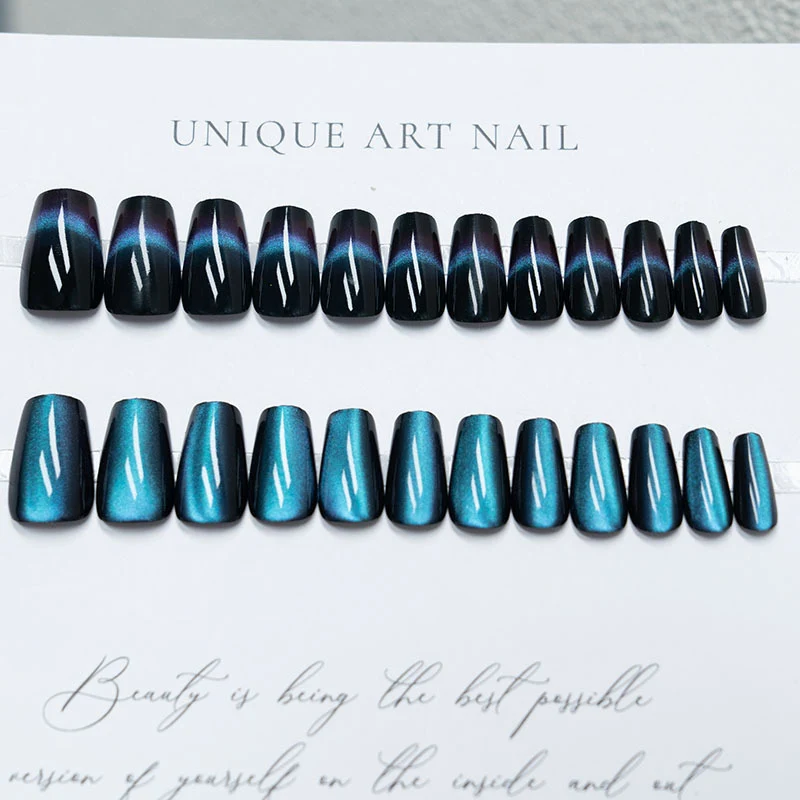 Elegantes Press-On Nagelkunstset mit Verlaufsfinish