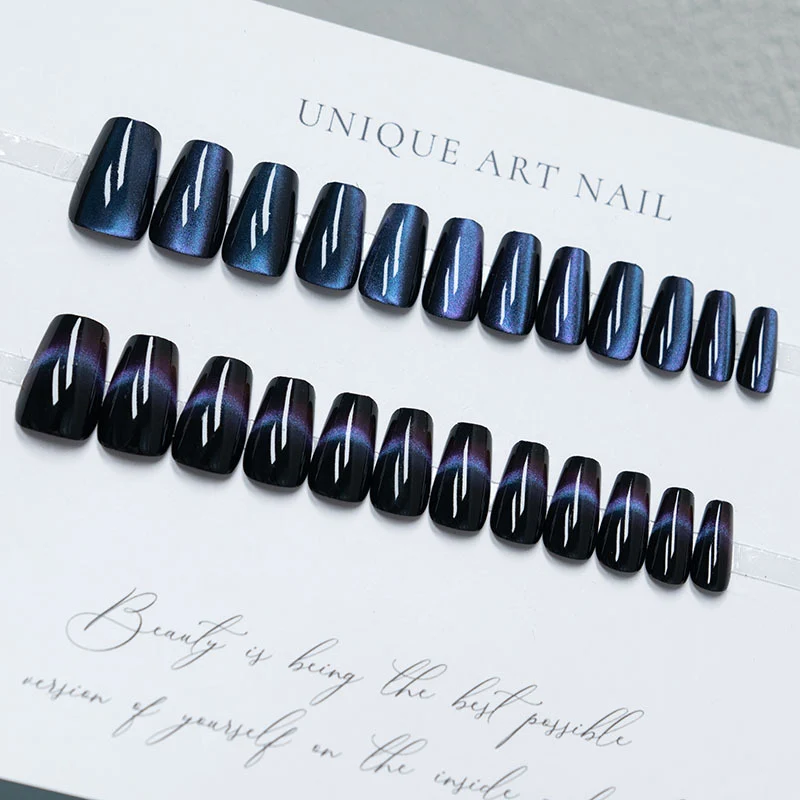 Elegantes Press-On Nagelkunstset mit Verlaufsfinish