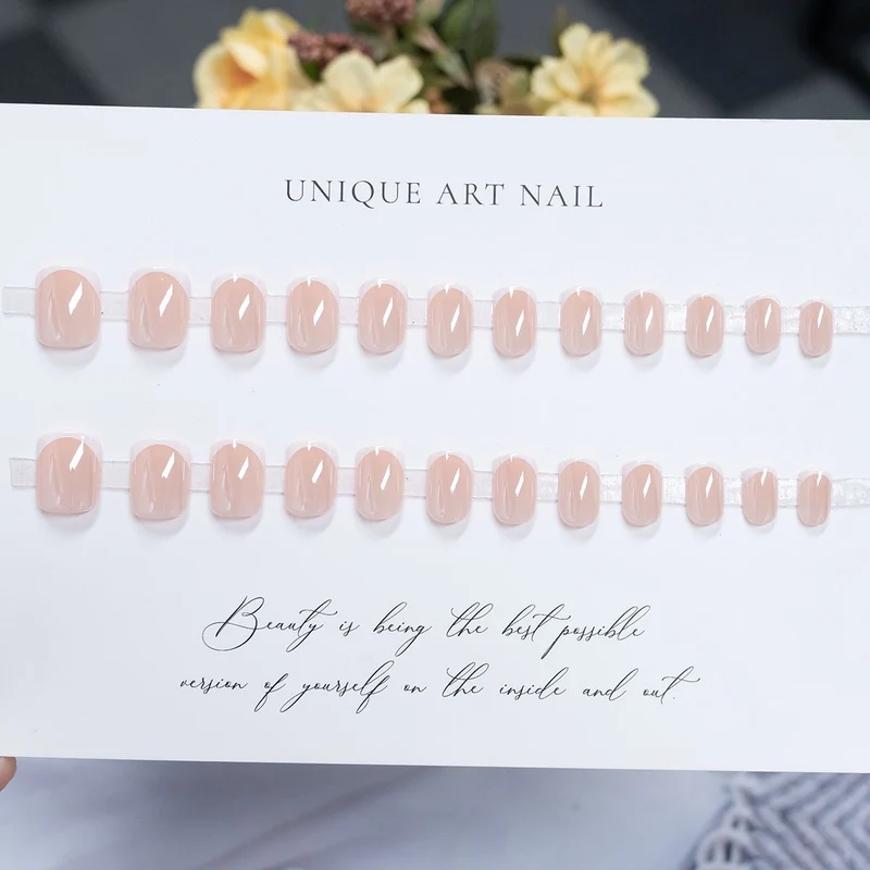 Elegantes französisches Spitzen-Acryl-Nageldesign