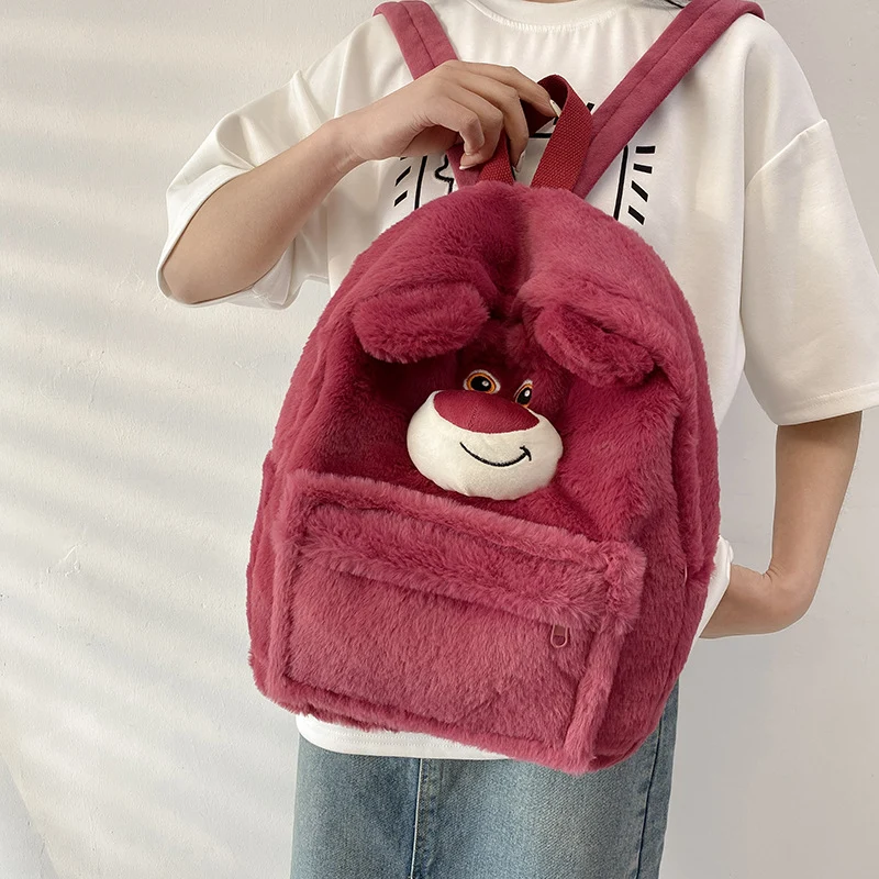 Plüsch Tiergesicht Rucksack