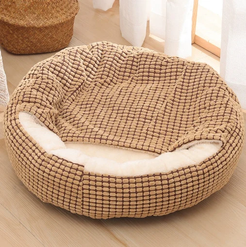 Gemütliches rundes Hundebett