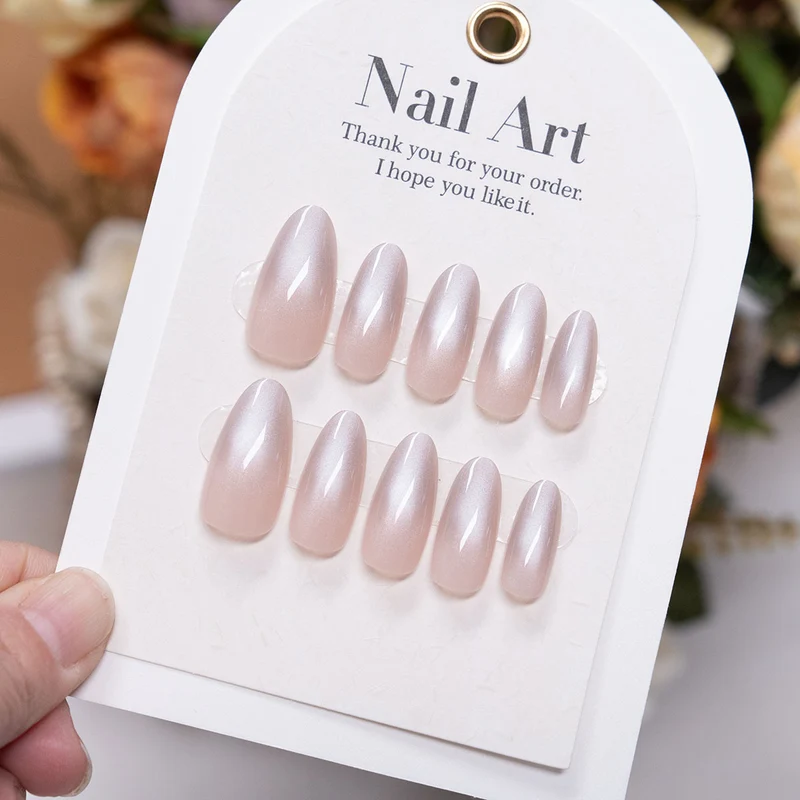 Elegante Long-Finish Press-On Nail Set