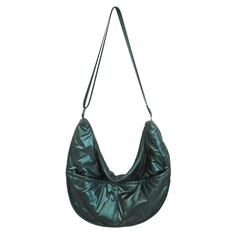 Lässige gepolsterte Schultertasche