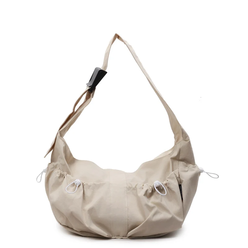 Lässige Kordelzug Hobo Schultertasche
