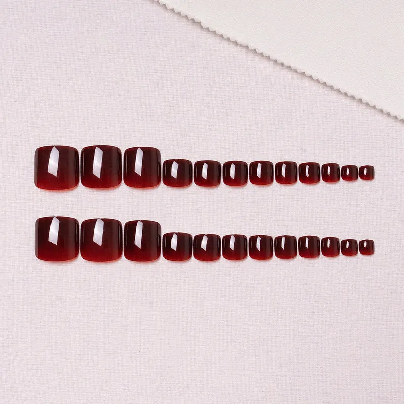 Elegante Gel Fußnagelkunst